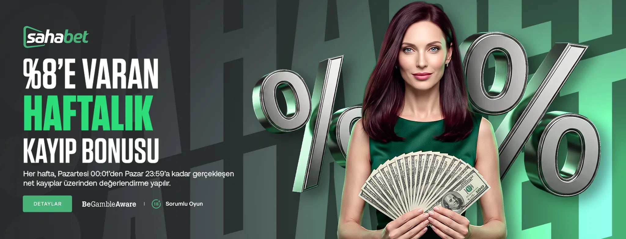 %8'e Varan Haftalık Kayıp Bonusu